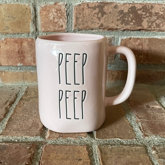 Rae Dunn Pink Peep Peep Mug - Picture 1 of 4